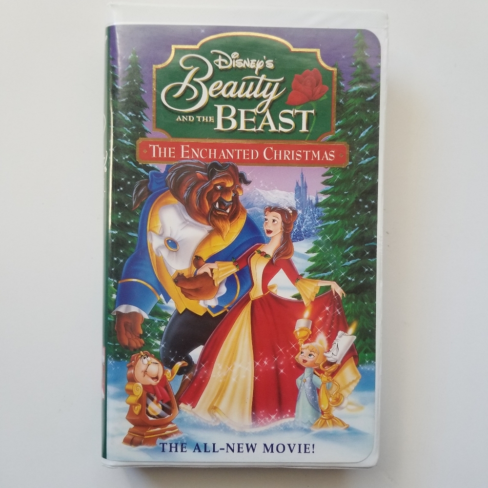 Disney's Beauty and the Beast The Enchanted Christmas Vintage 90's VHS